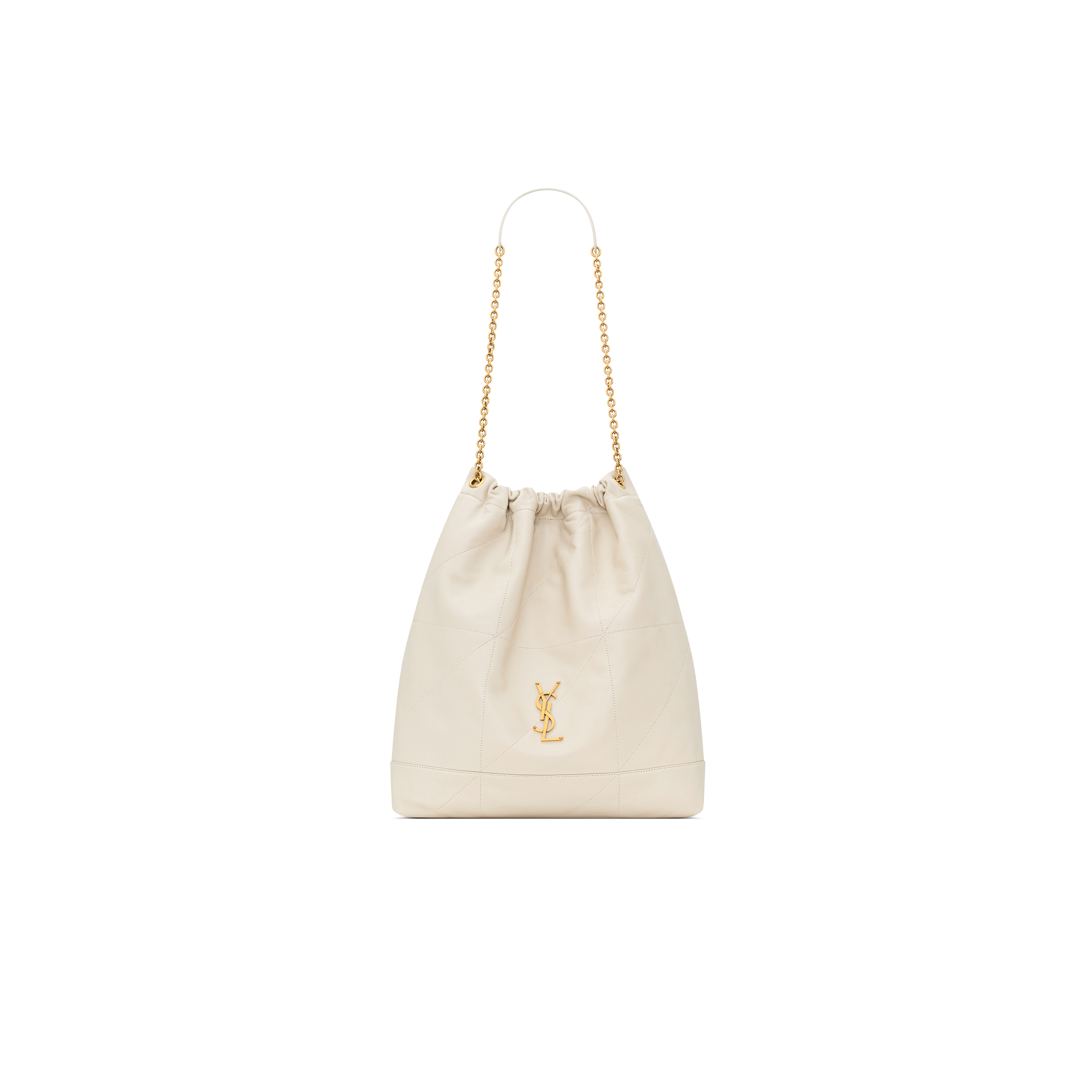 YSL JAMIE LARGE POCHON IN LAMBSKIN 828350AAB329207 (34*41*5cm)